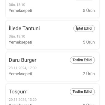 Yemeksepeti'nde İptal Edilen Sipariş Ve Çekilen Ücret Sorunu