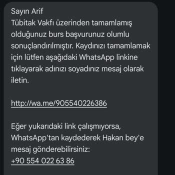 TÜBİTAK Adı Kullanılarak Kimlik Bilgilerim Çalındı