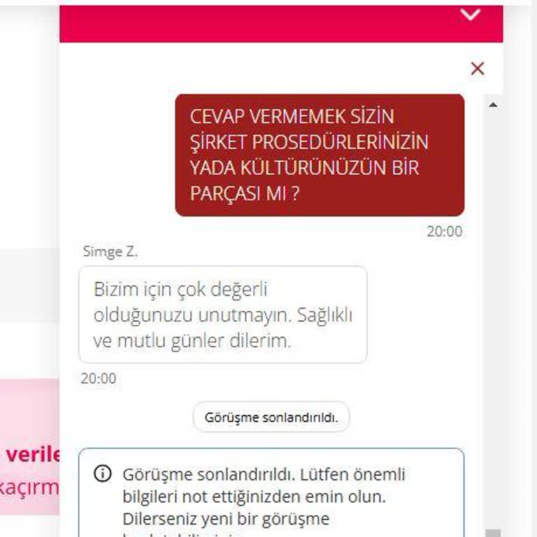 Geç Gelen Sipariş Ve Yetersiz Destek