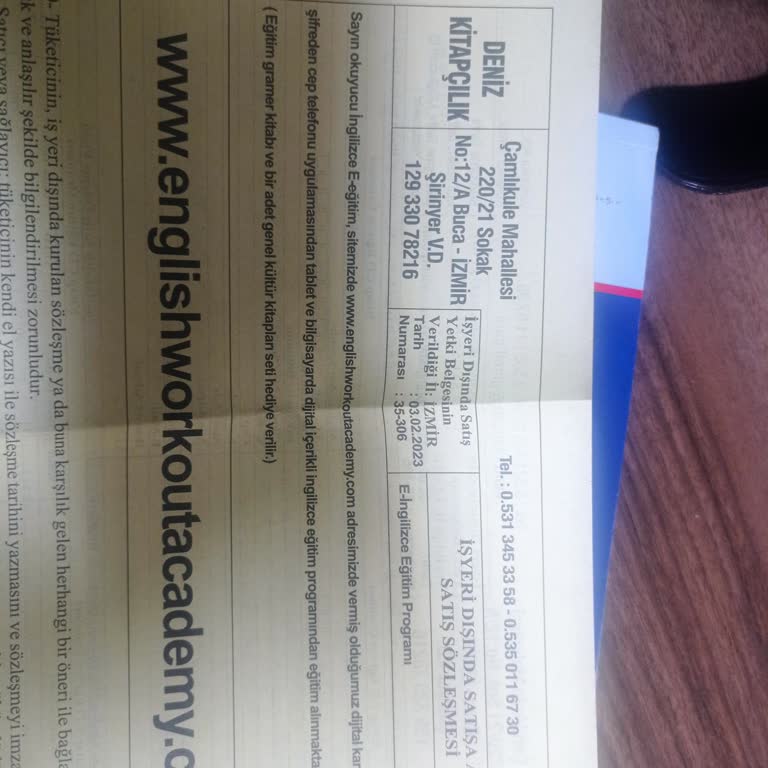 English Workout Academy Luvi İngilizce Yayınevi Şikayeti