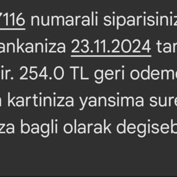 İade Ücreti Hala Hesabıma Yatmadı