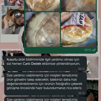 Küflü Bazlama Ekmeği Ve Yetersiz Müşteri Hizmeti