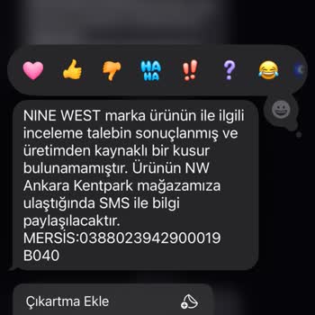 Nine West Çizme Kalitesizliği Ve Müşteri Hizmetleri Sorunu
