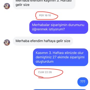 Sipariş Verdiğim Ürün Gönderilmiyor