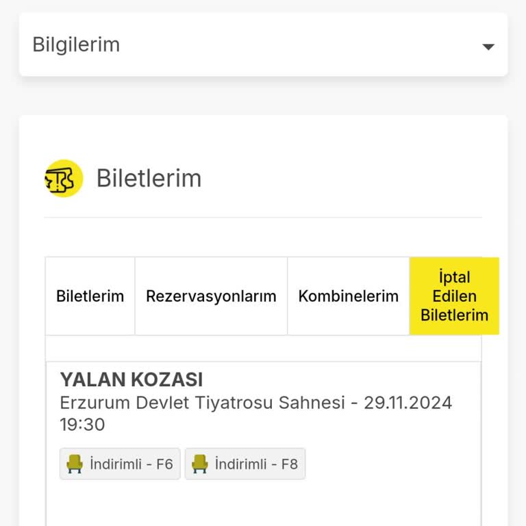 Yanlış Gün İçin Alınan Tiyatro Biletinin İadesi Bekleniyor
