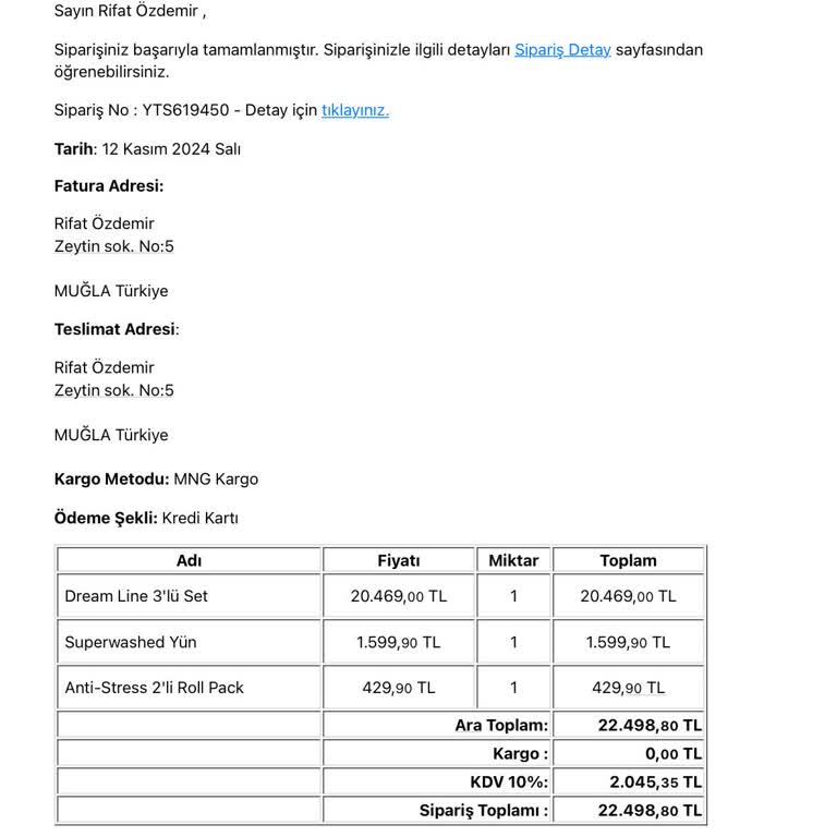 Yataş İle Teslimat Ve İade Kabusu: Param Buharlaştı!