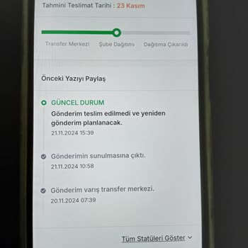Sürat Kargo Ümraniye Atakent Şubesi: Sürekli Teslimat Sorunları Ve Yanıltıcı Bilgilendirme