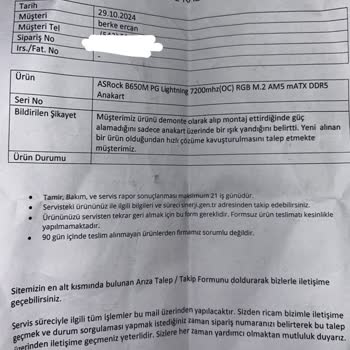 Teknik Servis Sürecinde Yaşanan Aksaklıklar