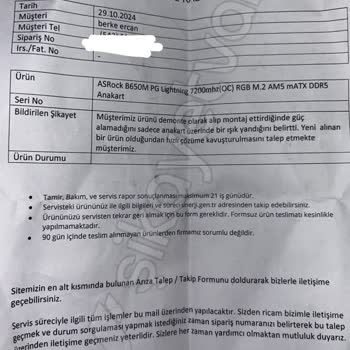Teknik Servis Süreci Ve İletişim Sorunları