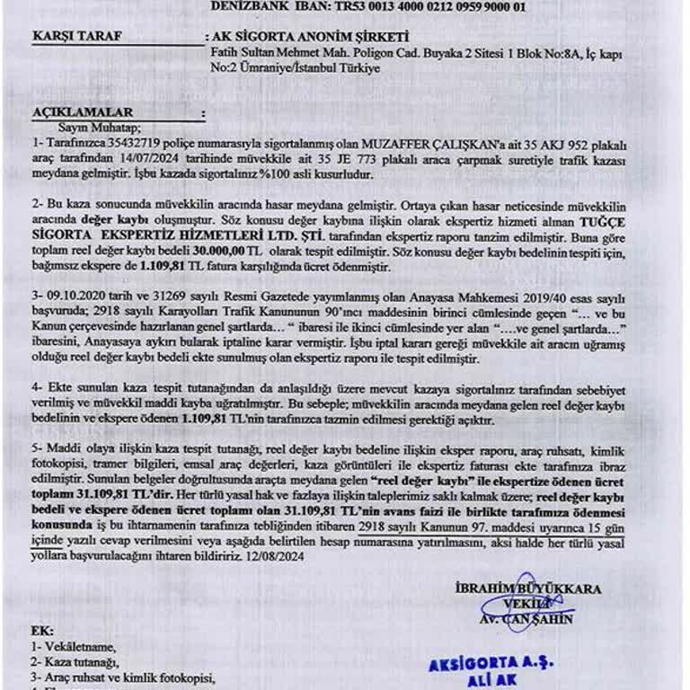 Aksigorta'nın Ödeme Gecikmesi Mağduriyeti