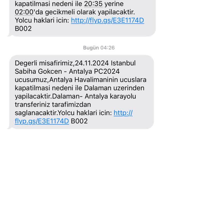 Pegasus'un Rötar Ve Yanlış Yönlendirme Mağduriyeti