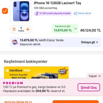 Kredi Tanımlandı, Sipariş Oluşmadı: Mağduriyet Yaşıyorum!