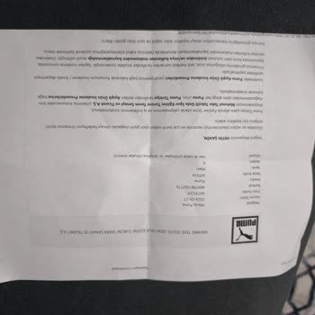 Puma Kaleci Eldiveni Hayal Kırıklığı: Kalitesiz Ürün Ve Yetersiz Destek