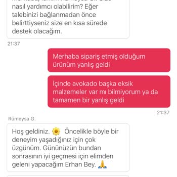 Eksik Ürünler Ve Umursamaz Hizmet