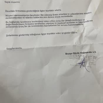 Boyner İade Sürecinde Yaşanan Sorunlar