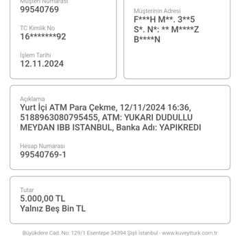 ATM'de Kayıp Para: 5400 TL Yatırdım, 5000 TL Çekilmiş Görünüyor