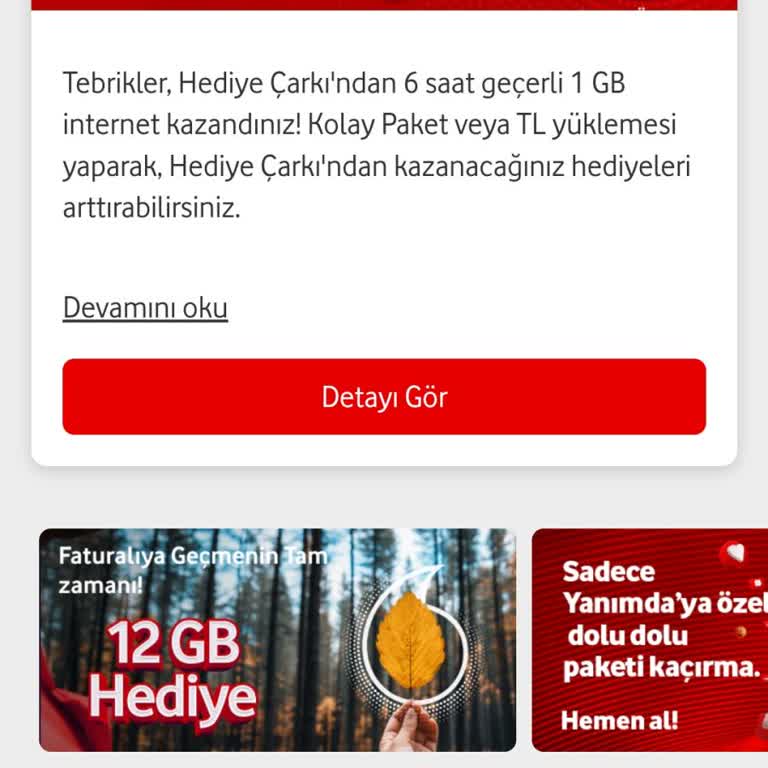 Vodafone Hediye Çarkı Ve Çekim Gücü Sorunları