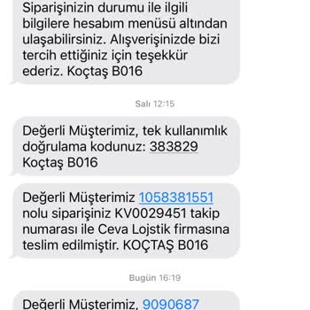 Ceva Logistics Koçtaş'tan Sandalye Siparişimde Büyük Hayal Kırıklığı