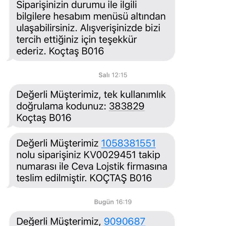 Coşkun Mobilya Koçtaş Siparişimde Yaşadığım Teslimat Sorunu