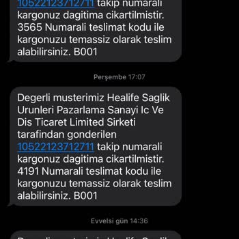 Kayıp Sipariş Ve Ulaşılamayan Kargo Şubesi