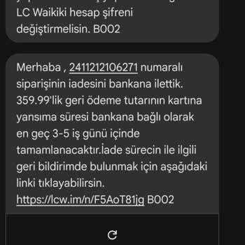 Kırık Ve Defolu Ürünler İçin Yetersiz İade Süreci