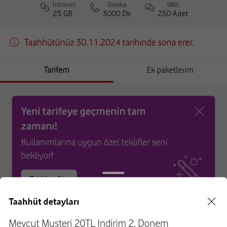 Vodafone Tarife Fiyatlarındaki Aşırı Artış