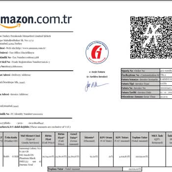 Amazon'un Fatura Sistemi Mağduriyeti