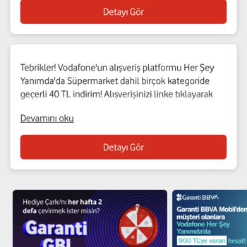 Vodafone Premium Üyelikte Eksik İnternet Hediye Sorunu