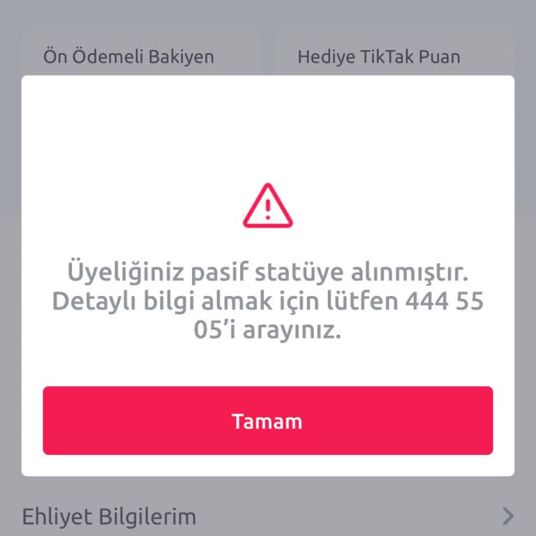 Haksız Üyelik Dondurma Sorunu