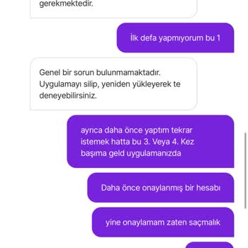 Tekrarlayan Kimlik Doğrulama Sorunu Ve Yetersiz Müşteri Hizmetleri