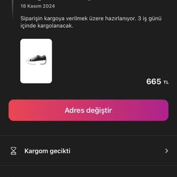Kargoya Verilmeyen Ürün Ve İptal Sorunu