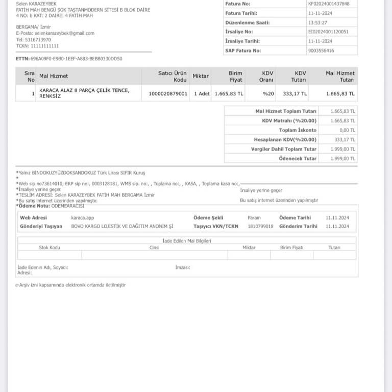 Karaca Çelik Tencere Setinde Hayal Kırıklığı