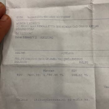 Vatan Bilgisayar'dan Alınan Philips Saç Şekillendirici Hayal Kırıklığı