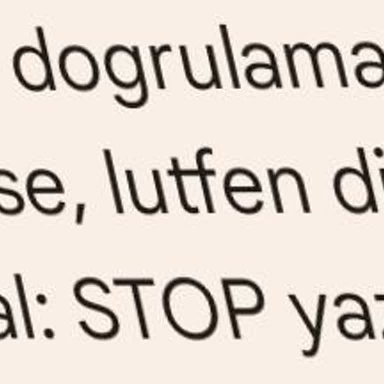 Bilinmeyen Uygulama Üzerinden Gelen Doğrulama Kodu