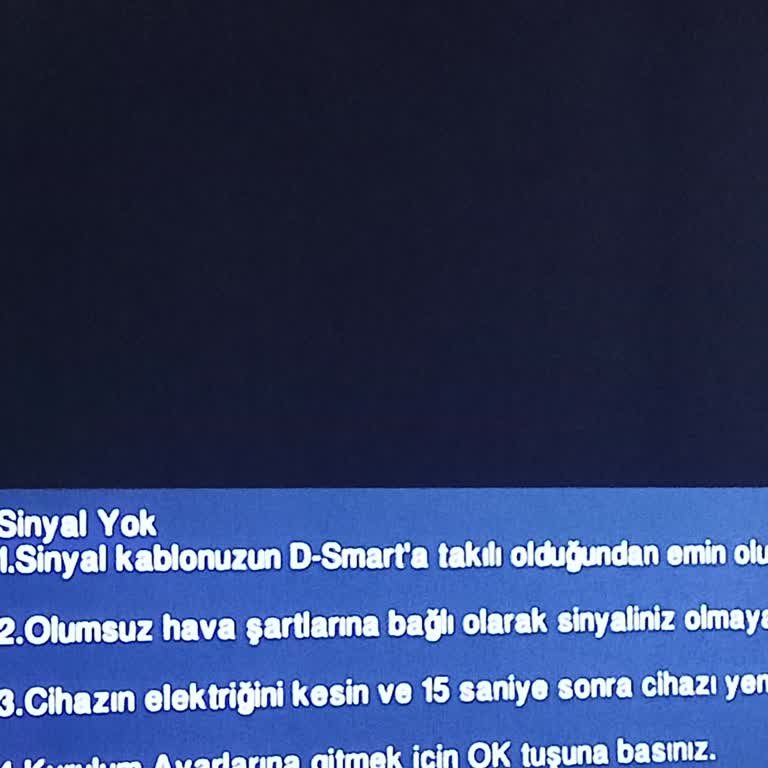 D-Smart TV Sinyal Sorunu Ve Yetersiz Teknik Destek