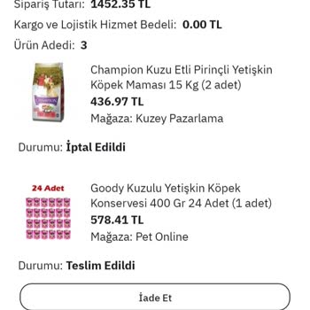 Epttavm Siparişlerinde Gecikme Ve İptal Sorunları