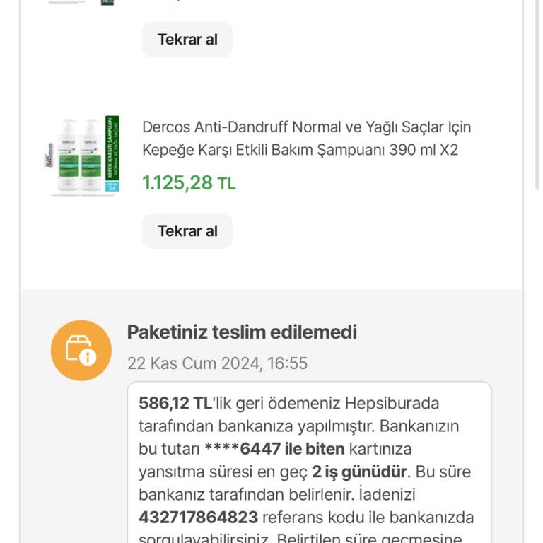 Hepsiburada Vichy Mağazası Sipariş İptali Ve Teslimat Sorunu