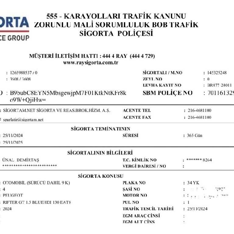 Yanlış Sigorta Türü Yüzünden Araç Teslim Alamama Sorunu