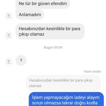 Yanlış Kodla Karşılaştığım Sorun Ve İade Beklentisi