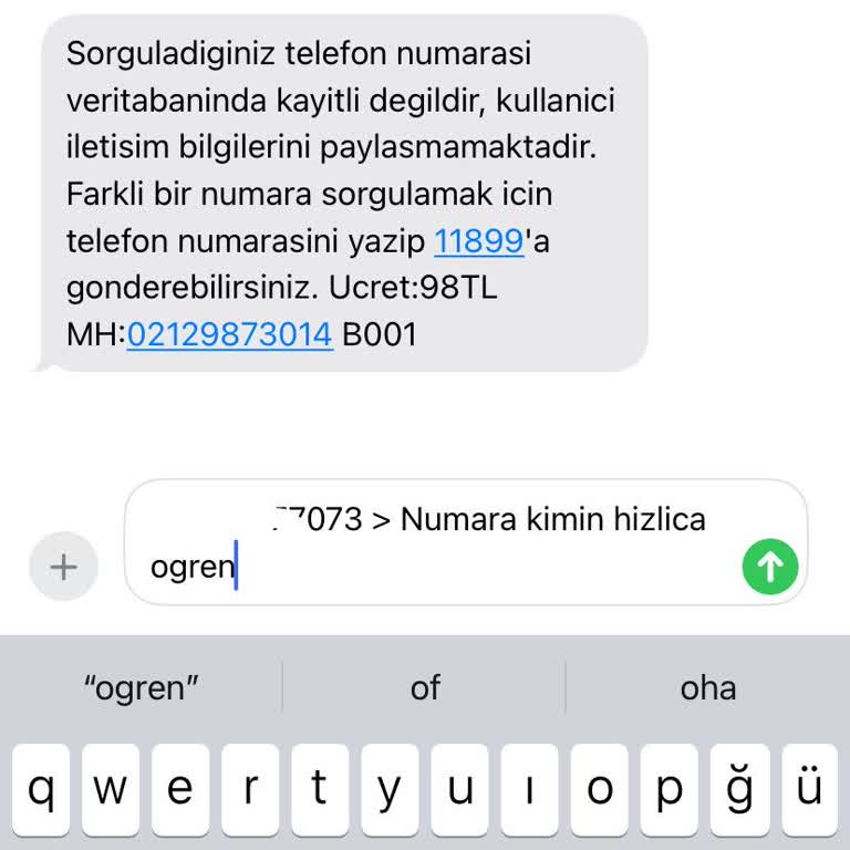 Ücretli Mesaj Uyarısı Eksikliği