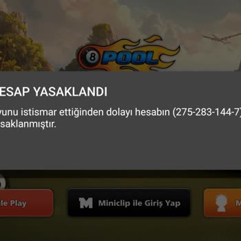 8 Ball Pool Oyun Açılmıyor!