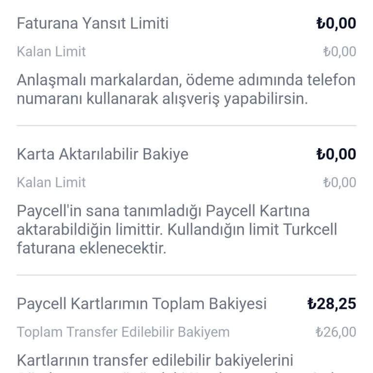 Paycell'in Haber Vermeden Fatura Günü Güncellemesi Ve Limit Kaldırma Sorunu