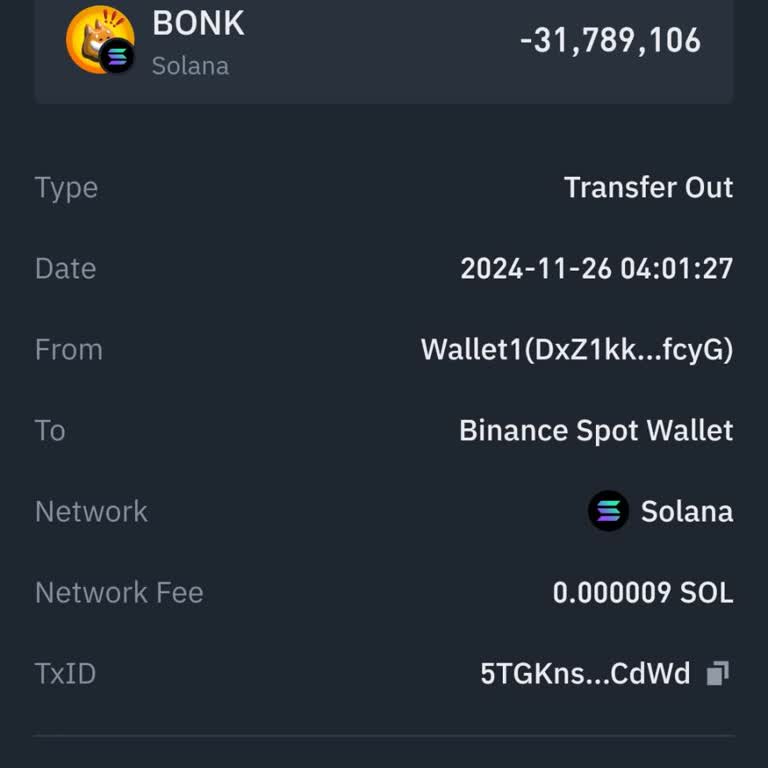 Binance Hesabında Görünmeyen Bonk Transferi Sorunu!
