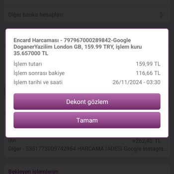 Messlog Uygulaması Ve İstenmeyen Ücret Kesintisi Sorunu