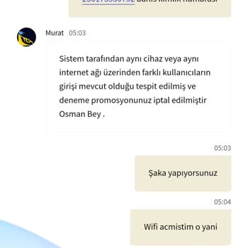 Yanlış Hesap Tespitiyle İptal Edilen Bonus
