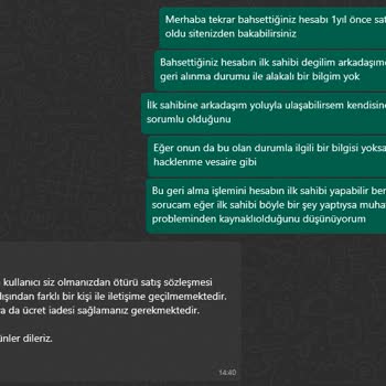 Gamermarkt'ta Hesap Satış Kısıtlaması Ve Destek Yanıtı Sorunu