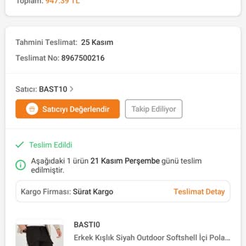 Teslim Edilmeyen Ürün Ve İletişim Sorunları