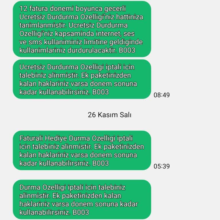 Vodafone'da Beklenmedik Ücretlendirme Ve Yanıltıcı Bilgilendirme
