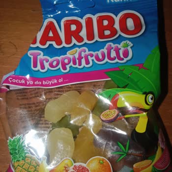 Haribo Tropifrutti'de Beklenmedik Plastik Tat