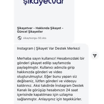 Instagram Hesabım Haksız Yere Kapatıldı